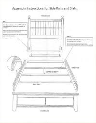 Pictured above is a set of queen rails with a center support; Other Replacement Items Queen King Dark Cherry Hook On Bed Rails Bb68 922 Ships In 1 2 Days