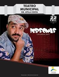 Sei lä, sou artista até o talo! Humorista Evandro Santo Se Apresenta Dia 22 No Teatro Municipal Em Sao Pedro Da Aldeia Clique Diario