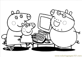 Coloring Pages Peppa Pig 001 2 Ors Free Printable Coloring Peppa Pig Coloring Pages Peppa Pig Colouring Coloring Books