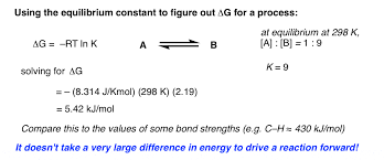 Positive means it's increasing, negative decreasing. From Gen Chem To Organic Chem Pt 13 Equilibria Master Organic Chemistry