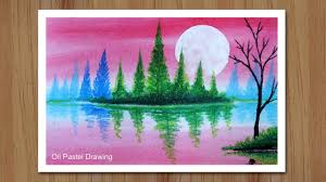 In this video i show you how to draw beautiful scenery, using oil pastels for beginners. How To Draw A Beautiful Scenery With Oil Pastels Step By Step Oil Paste Oil Pastel Drawing Oil Pastel Oil Pastel Art