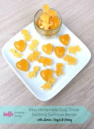 gummies recipe with lemon ginger