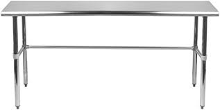 amgood stainless steel work table open
