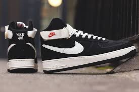 Nike Air Force 1 High Retro Canvas Black Sail Eu Kicks Sneaker Magazine Nike Air Nike Nike Air Force