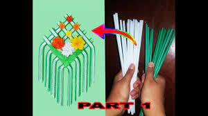 Hiasan dinding berbentuk tumbuhan dari kertas origami ini dapat anda aplikasikan di kamar tidur, diruang tamu, atau bahkan anda tempel pada kulkas agar semakin menarik dan suasana yang baru. Hiasan Dinding Dari Sedotan Mudah Part 1 Youtube