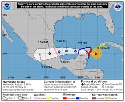 Southwest portions of florida including naples and the florida keys are in the potential forecast track of tropical storm grace, according to the national hurricane center. Oov Wfql Zjtwm