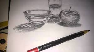 70 sketsa gambar buah buahan dalam keranjang halaman mewarnai anak source: Gambar Gelas Kaca Dan Apel Dengan Arsiran Pensil Youtube