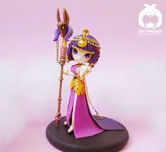 Summoners War Nephthys Dark Desert Queen Figure By Booshandmadeshop On Deviantart Summoners War War Figures