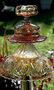 Glass Garden Ornament Glass Garden Art Glass Garden Garden Art