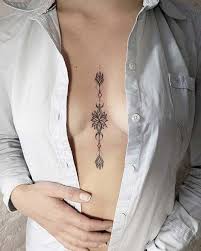 23 Stunning Sternum Tattoo Ideas For Bold Women Page 2 Of 2 Stayglam Sternum Tattoo Sleeve Tattoos For Women Tattoos For Women