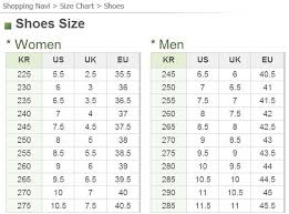 H M Shoe Size Chart World Of Printables Menu With H Amp