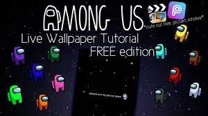 Among Us Wallpaper Tutorial Free Edition Youtube
