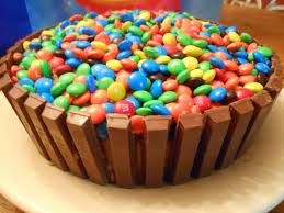 Andrew S Kit Kat Birthday Cake Happy Cake Recipe Kit Kat Cake Easy Birthday Cake Recipes