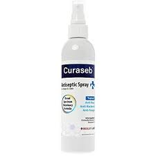Curaseb Antifungal Antibacterial Chlorhexidine Spray For Dogs Cats Treats Yeast Infections Hot Spots Ringworm Pyoderma Anti Itch With Soothing Aloe Broad Spectrum Veterinary Formula Buy Online