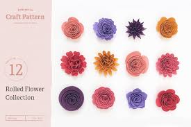 New Images Svg Cricut Rolled Flowers Svg Free