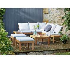 Buy Argos Home 6 Seater Wooden Corner Sofa Set Patio Sets Argos Corner Sofa Set Garden Sofa Set Argos Garden Furniture