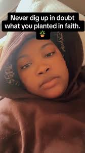 Never dig up in doubt what you planted in faith. 🪴 #Godhearsyou #Gods...