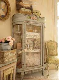 Romantic Curio Boudoir Shabby Blue Gray Toits De Paris Corset And Feminine Accessories Miniature House Furniture In 1 12th Scale Shabby Chic Bedrooms Shabby Chic Dresser Shabby Chic Decor