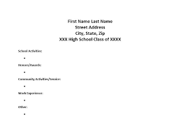 creating an activity resume my kid's