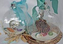Instead of pearls, paint a wide band (1/8 in.) of gold, silver, brass, or copper, then add a cream bow and loop, or a jute one. How To Make Seashell Christmas Ornaments Holidappy