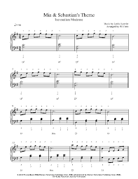 Flowkey provides a fun and interactive tool! Mia Sebastian S Theme From La La Land By Justin Hurwitz Piano Sheet Music Intermediate Level