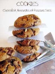 Cookies Mes Classiques Chocolat Amandes Et Raisins Secs Raisins Secs Cookies Chocolat Cookies Et Biscuits