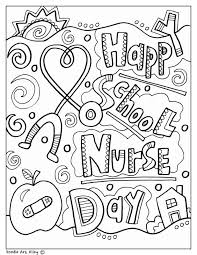 100% free, no strings attached! School Nurse Day Classroom Doodles
