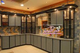 مطابخ الوميتال حديثة باللون البنى Modern Kitchens Are Brown 2018 قصر الديكور