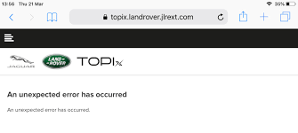 Topix - wont let me log on? | Discovery Sport Forum