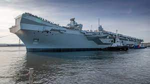 17 photos for aircraft carrier hms prince of wales (r09). Hms Prince Of Wales New Aircraft Carrier Sails For The First Time Bbc News