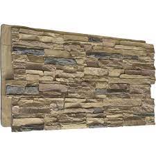 Canyon ridge stacked faux stone polyurethane wall paneling. Canyon Ridge Stacked Faux Stone Polyurethane Wall Paneling In 2021 Stone Siding Panels Faux Stone Siding Stone Siding