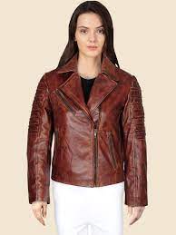 Brown Real Leather Winter Jacket For Women S Jackets For Women Jackets Winter Jackets Women