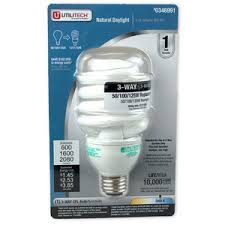 We purchased a bunch (whole house full) of utilitech led light bulbs. Utilitech 3 Way Natural Light Bulb In Countertop Display Lighting Distributors Marketplace