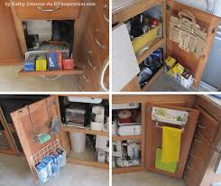 Your final diy kitchen cabinet project will be to replace the hardware on your existing cabinets. 7 Organization Hacks For Rv Kitchen Cabinets Rv Inspiration