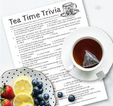 The more questions you get correct here, the more random knowledge you have is your brain big enough to g. A Tea Time Trivia Test For Hot Tea Month Flanders Family Homelife