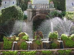 Fontaines Villa Deste Tivoli Jardin Italien Italie Jardins