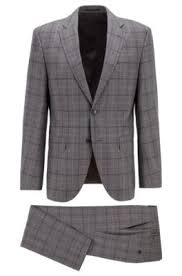 Scegli tra la vasta gamma di abito da. Abiti Business Da Uomo Grigio Hugo Boss