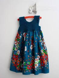 Lacivert Cicekli Yakadan Baslanan Yari Kumas Yari Orgu Elbise Sirin Elbiseler Yazlik Kiyafetler The Dress