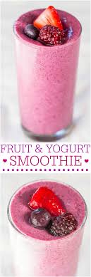 Squeeze out the air, zip up the bag, and freeze it. Frozen Fruit Smoothie With Yogurt 3 Ingredients Averie Cooks