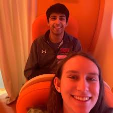 Museum of ice cream! Featuring Cole taking a picture of Zoe taking a  picture of me in the sprinkle pit