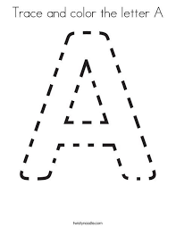 In this short article we will share and give you many kind of alphabet tracer pages for kindergarten and preschool students. Trace And Color The Letter A Coloring Page Twisty Noodle Lettering Letter A Coloring Page Letter A Coloring Pages
