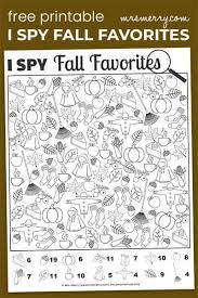 Oct 05, 2019 · the ultimate list of fall party ideas including everything from fall party themes to fall party games and more! Free Printable I Spy Fall Favorites Thanksgiving Activity Mrs Merry