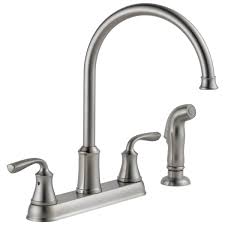 Maybe you would like to learn more about one of these? Two Handle Kitchen Faucet With Spray 21716lf Ss Delta Faucet