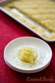 Easy Coconut Burfi Recipe Malai Coconut Burfi Recipe Burfi Recipe Indian Dessert Recipes Coconut Burfi