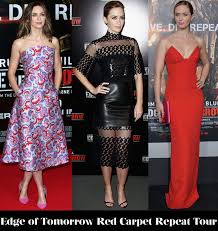 Emily blunt has a 'really promising' update on the 'edge of tomorrow' sequel with tom cruise. Which Was Your Favourite Emily Blunt Edge Of Tomorrow Red Carpet Repeat Tour Look Red Carpet Fashion Awards