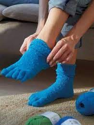 You can knit socks from the toe up, or the cuff down, and you can knit two at a time to avoid the well known second sock syndrome which affects sock knitters who never get around to knitting the. Toe Sock R0197 Schachenmayr Com Knitting Socks Knitted Socks Free Pattern Toe Socks
