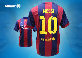 Besuch den offiziellen fc barcelona store auf nike.com. Fan Highlight Signiertes Fc Barcelona Trikot Von Lionel Messi