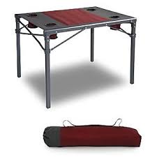 Portable Camping Table With Carry Bag Kmart 29 99 Camping Table Table Portable Table