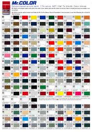 Mr Hobby Color Chart Pdf