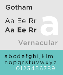 Tt norms font have 14 opentype features. Gotham Typeface Wikipedia